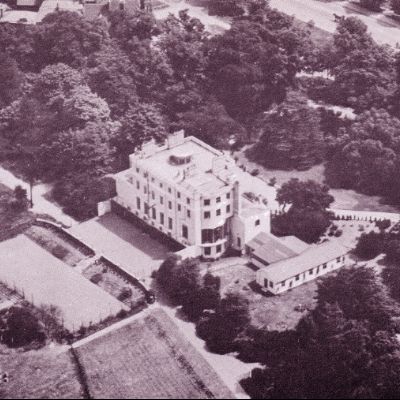 1926 Aerial View Showing Assembly Hall and Annexe